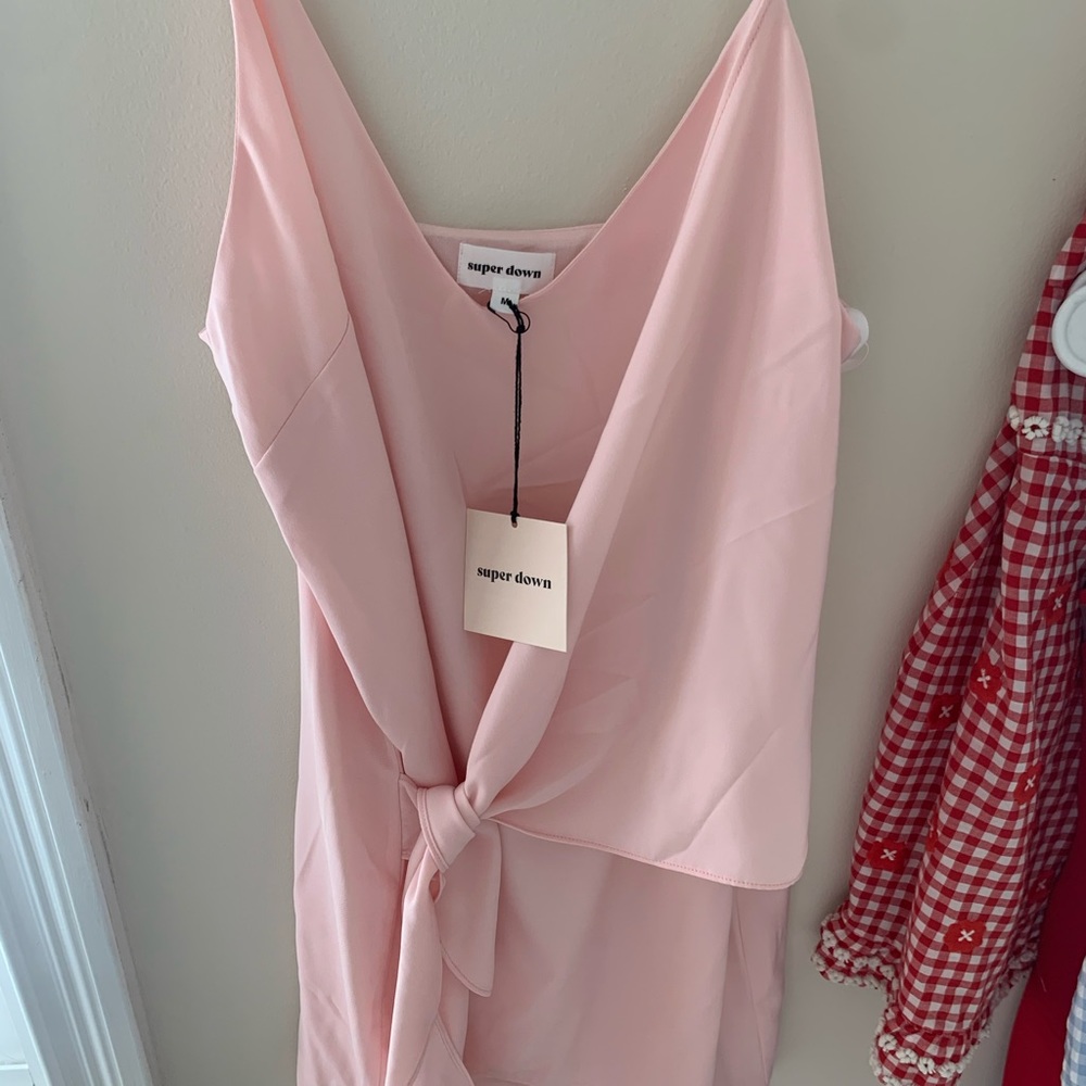 Super down mini dress